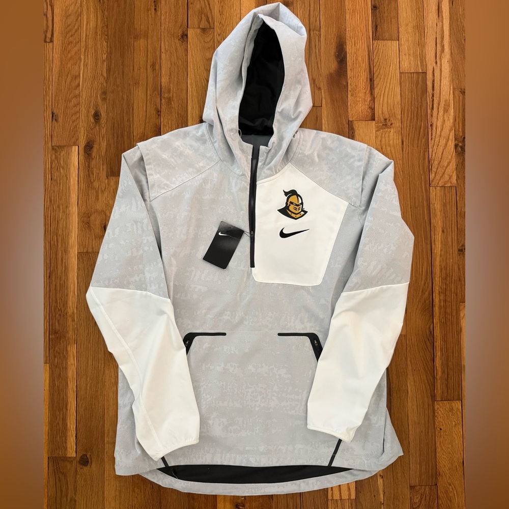 Nike Authentic UCF Knights Men's Gray and White Jacket